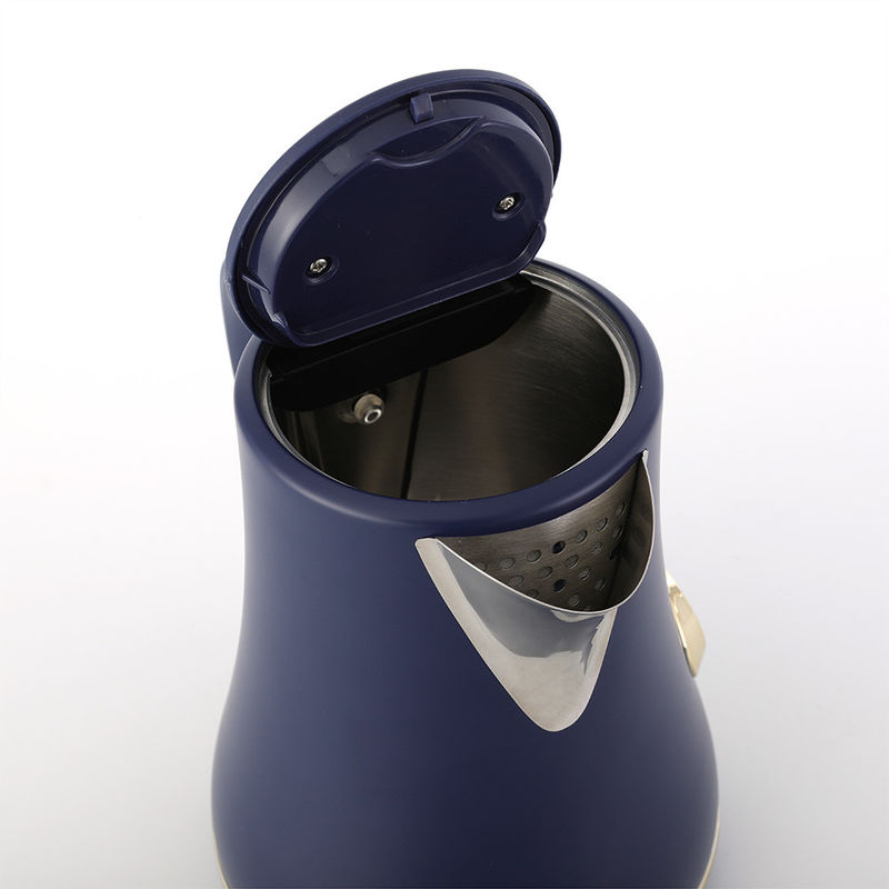 1.7L chaleira elétrica de aço inoxidável 1500W da água de 360 graus para a cozinha da casa