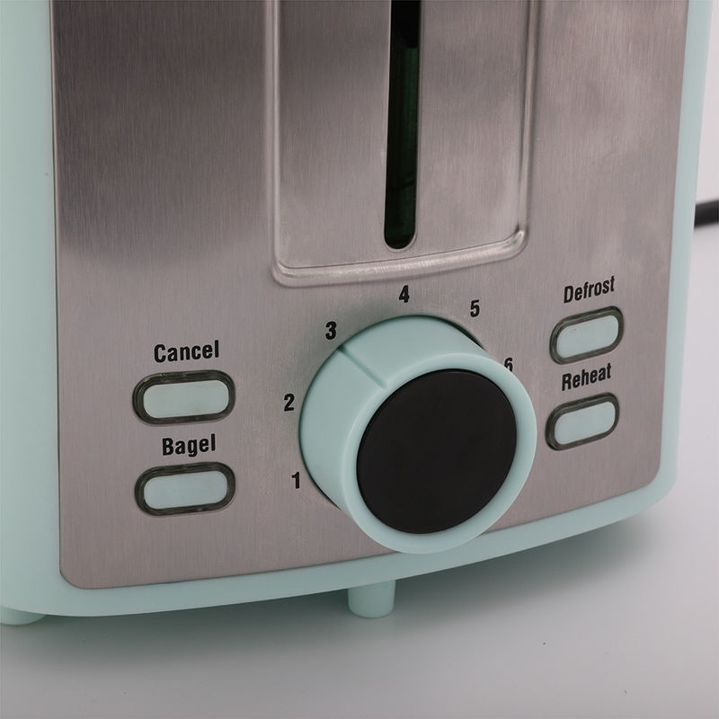 220V~240V torradeira de aço Retro Estilo Estético 2 fatias Torradeira Pastel Verde para eletrodomésticos torradeira preço bom