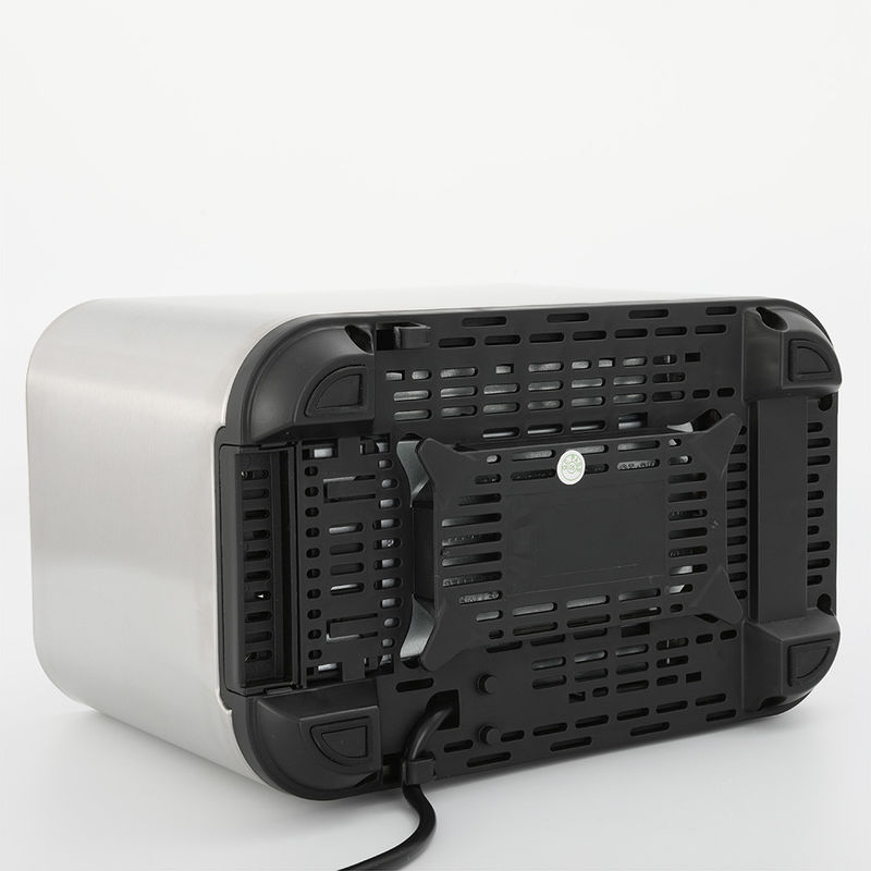 6 vezes configuração do invólucro de aço inoxidável com função de cancelamento/requecimento/descongelamento com indiclight 2 Slices Toaster