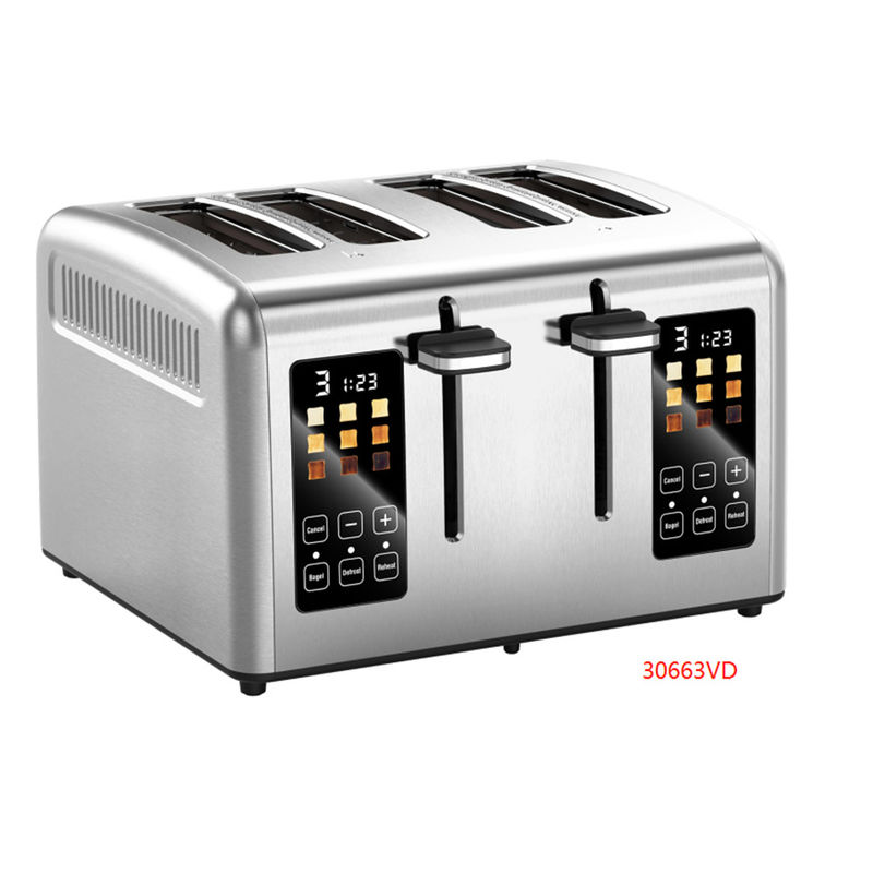 Display colorido touch screen Kitchenaid torradeira de aço inoxidável 1750W
