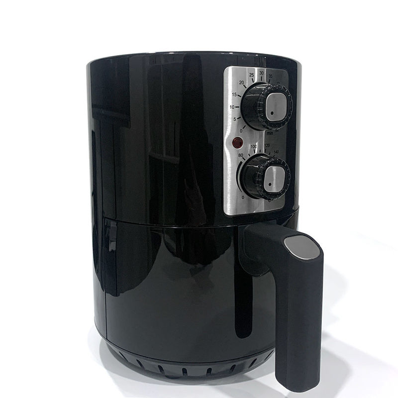Fritadeira Elétrica 2L com 2 Botões de Controle Manual 2QT Frigideira Doméstica Sem Óleo