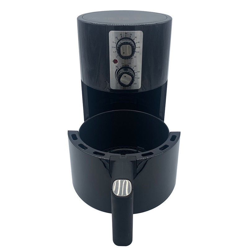 Fritadeira Elétrica 2L com 2 Botões de Controle Manual 2QT Frigideira Doméstica Sem Óleo
