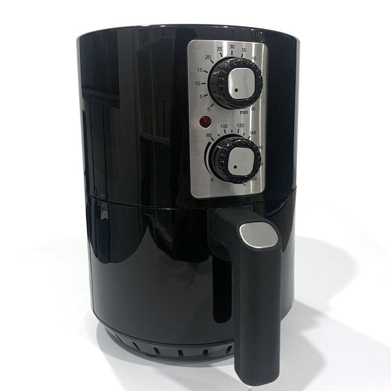 Fritadeira Elétrica 2L com 2 Botões de Controle Manual 2QT Frigideira Doméstica Sem Óleo