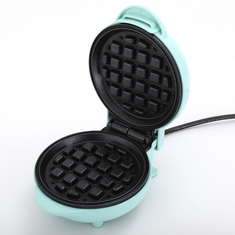Mini Waffle Maker para Hash Browns, Keto Chaffles com Facil de Limpeza, Superfícies Não Adesivas
