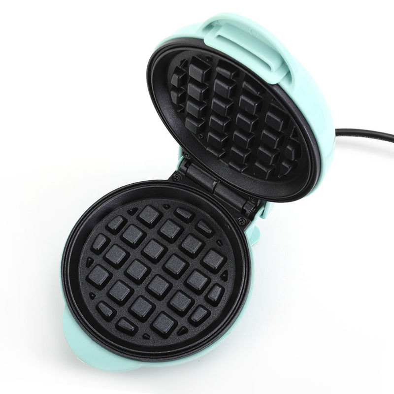 Mini controle automático personalizado de temperatura placa antiaderente fabricante de waffle de ovo elétrico ferro fundido