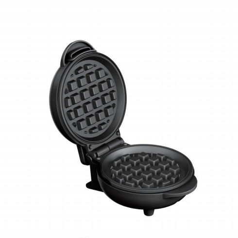 Mini controle automático personalizado de temperatura placa antiaderente fabricante de waffle de ovo elétrico ferro fundido