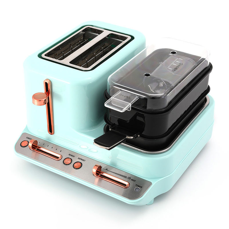 Novo produto máquina de café da manhã torradeira frita Pan Boiler 3 em 1 máquina de café da manhã