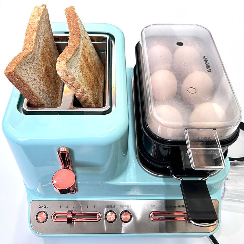 Novo produto máquina de café da manhã torradeira frita Pan Boiler 3 em 1 máquina de café da manhã