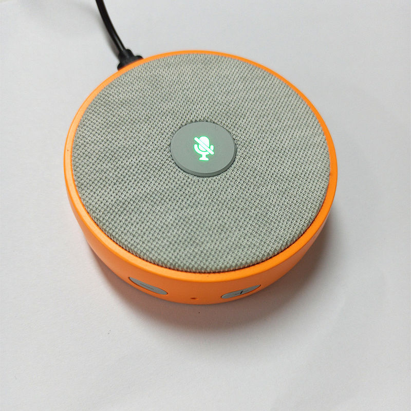 Microfone e alto-falante para conferência de 190 MHz Bluetooth com microfones de redução de ruído AI Boa escolha de voz Viva-voz