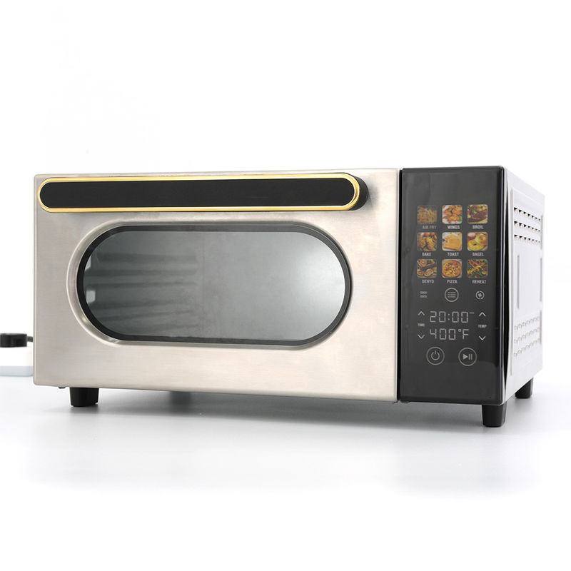 Ecrã táctil 1800 W 12l Fornecedor de ar de potência Forno para uso doméstico de aço inoxidável Para cozinha pequena