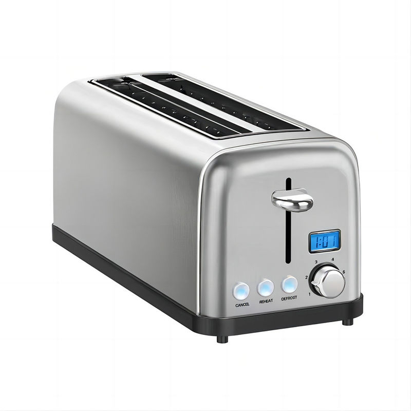 O sanduíche dobro do entalhe do torradeira dos produtos 900W da cozinha estala acima o torradeira 120V